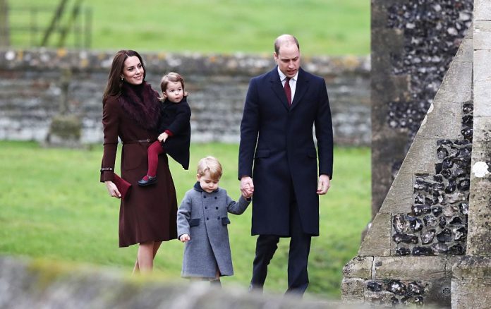 Prinz William, Herzogin Catherine, Charlotte und George