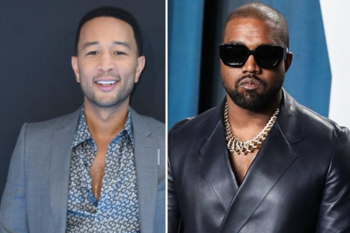 John Legend (l.) und Kanye West haben schon zusammengearbeitet. / Source: Admedia / imagecollect.com / Xavier Collin/Image Press Agency/ImageCollect
