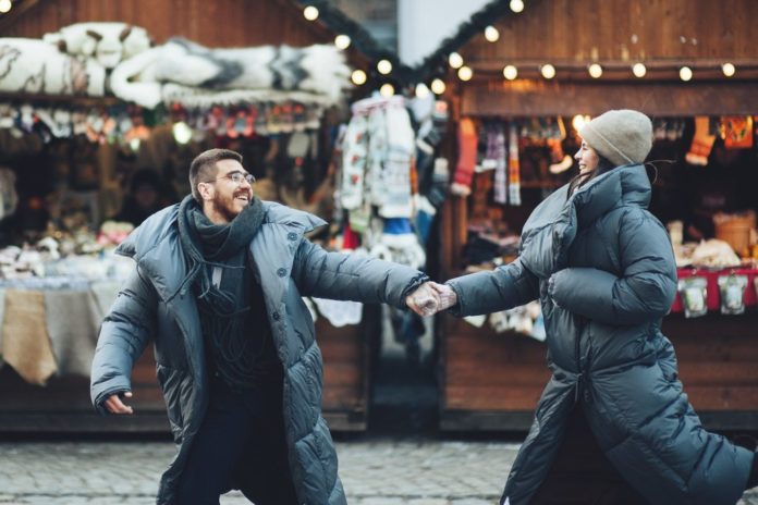 Perfekt gestylt für den Weihnachtsmarkt-Besuch