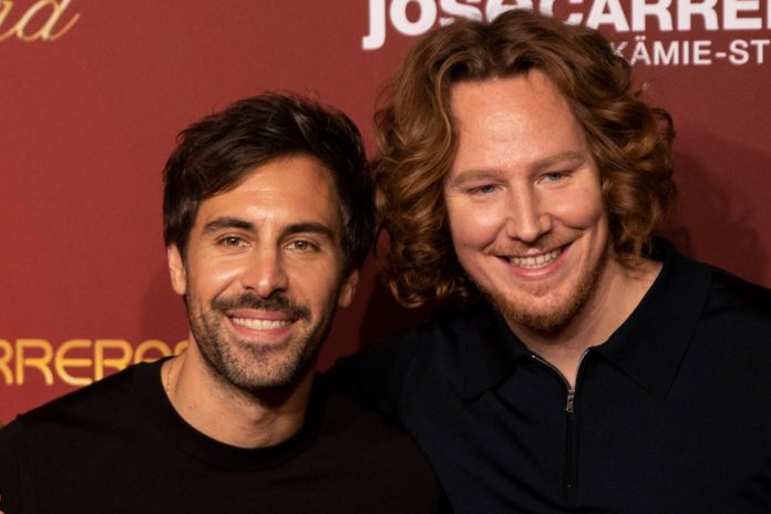 Max Giesinger (li.) und Michael Schulte waren schon auf der