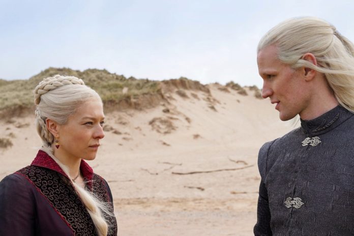 Emma D'Arcy als Rhaenyra Targaryen und Matt Smith als Daemon Targaryen werden auch in den neuen 