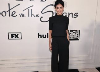 Mit Hut: Hollywood-Star Demi Moore präsentiert Retro-Look