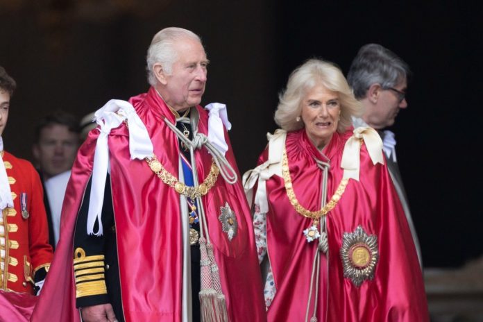 König Charles und Gemahlin Camilla beim Besuch der St. Paul's Cathedral in London / Source: Stephen Lock / i-Images / Polaris/ddp