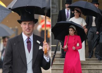 Gartenparty: Prinz William bekommt Unterstützung von seinen Cousinen Prinz William, Prinzessin Beatrice und Prinzessin Eugenie auf der Gartenparty. / Source: imago images/Spotlight Royal / imago images/Spotlight Royal