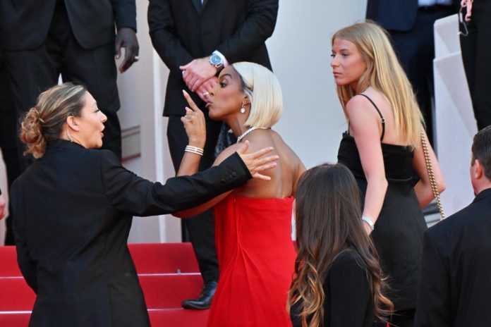 Kelly Rowland pöbelt offenbar auf dem Filmfestival in Cannes. / Source: IMAGO/ZUMA Press