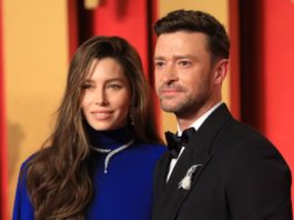 Justin Timberlake und Jessica Biel im vergangenen März. / Source: imago images/ZUMA Wire