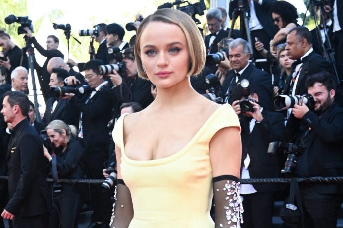 Am Abschlussabend in Cannes fiel Joey King mit ihrer neuen Frisur auf. / Source: IMAGO/Marechal Aurore/ABACA