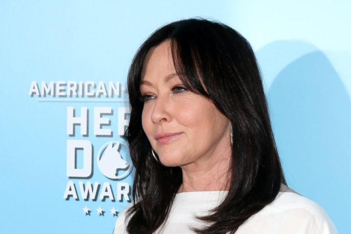 Shannen Doherty kämpft gegen eine Brustkrebserkrankung. / Source: carrie-nelson/ImageCollect