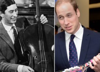 König Charles III. und mehr: So musikalisch ist die Royal Family König Charles III. trat früher mit seinem Cello auf, sein Sohn William griff 2014 bei einem Termin gekonnt zu einer Gitarre. / Source: imago/ZUMA/Keystone / imago images/Parsons Media