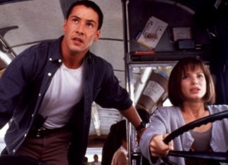 “Speed”: Vor genau 30 Jahren landete Keanu Reeves im Bomben-Bus Keanu Reeves und Sandra Bullock drückten 1994 aufs Action-Gaspedal. / Source: MGM / Courtesy Everett Collection