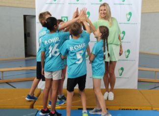 Magdalena Brzeska: “Kinder brauchen Bewegung” Magdalena Brzeska in ihrem Element. / Source: Deichmann