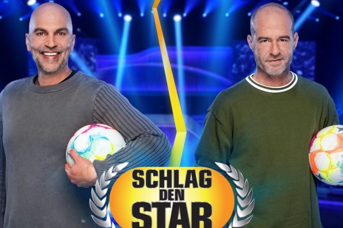 Markus Babbel (l.) hatte in den ersten drei Spielen gegen Mehmet Scholl die Nase vorn. Und siegte schließlich auch gegen dessen Ersatz Thomas Helmer. / Source: © Seven.One / Steffen Z. Wolff