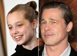 Vater Brad Pitt verärgert über Shilohs Namensänderung Shiloh Pitt-Jolie möchte den Namen ihres Vaters Brad Pitt ablegen. / Source: JC Olivera/Getty Images / Billy Bennight/AdMedia/ImageCollect