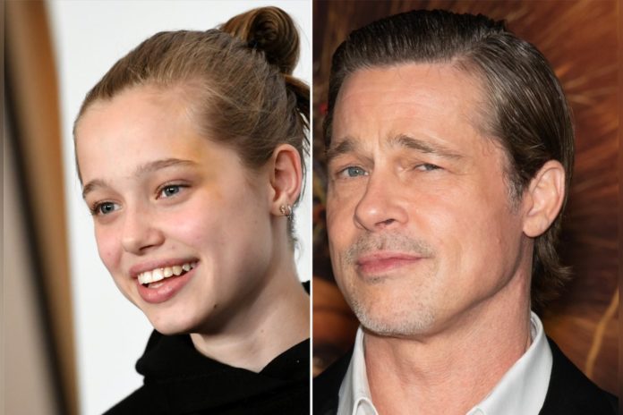 Shiloh Pitt-Jolie möchte den Namen ihres Vaters Brad Pitt ablegen. / Source: JC Olivera/Getty Images / Billy Bennight/AdMedia/ImageCollect