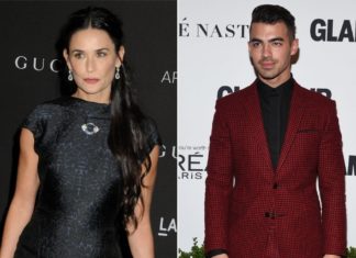 27 Jahre Altersunterschied: Bandelt Demi Moore mit Joe Jonas an? Sind sich Schauspielerin Demi Moore und Sänger Joe Jonas näher gekommen? / Source: Byron Purvis/AdMedia/ImageCollect / DFree/Shutterstock.com