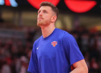 Deutscher NBA-Star Isaiah Hartenstein ist Vater geworden Isaiah Hartenstein ist seit letztem Jahr verheiratet. / Source: IMAGO/Icon Sportswire