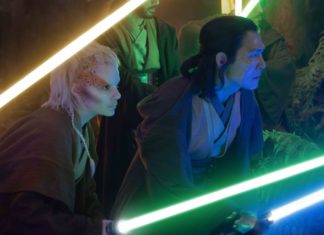 Serienstart “The Acolyte”: Schlaumacher zur neuen “Star Wars”-Show Zwei Jedi in "The Acolyte": "Logan"-Star Dafne Keen (l.) als Padawan Jecki und "Squid Game"-Hauptdarsteller Lee Jung-jae als Jedi-Meister Sol. / Source: Lucasfilm/Christian Black