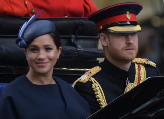 Harry und Meghan: Keine Einladung zum “Trooping the Colour” Herzogin Meghan und Prinz Harry beim "Trooping the Colour" im Jahr 2019. / Source: imago/Martin Dalton