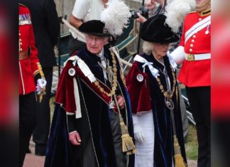 “Garter Day”: König Charles ruft den Hosenbandorden zusammen König Charles und Königin Camilla am "Garter Day". / Source: imago/Cover-Images