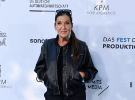 Schauspielerin Katy Karrenbauer bei ihrem Auftritt in Berlin. / Source: imago/Marja
