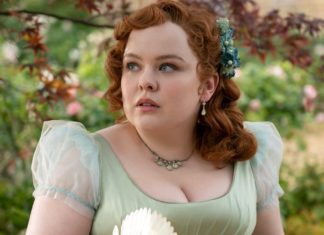 “Bridgerton”-Fans müssen wohl lange auf die vierte Staffel warten Nicola Coughlan als Penelope Featherington in Staffel drei von "Bridgerton". / Source: Liam Daniel/Netflix © 2024