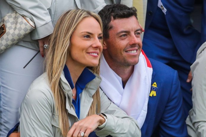 Erica Stoll und Rory McIlroy sind seit 2017 verheiratet - und bleiben es nun auch. / Source: Dave Shopland/Imago/Shutterstock