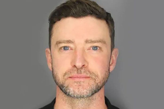 Das Sag Harbor Police Department hat das Polizeifoto von Justin Timberlake veröffentlicht. / Source: Sag Harbor Police Department via Getty Images