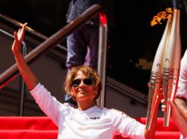 Halle Berry wurde in Cannes zur Olympischen Fackelträgerin. / Source: getty/[EXTRACTED]: Richard Bord/WireImage