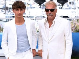 Kevin und Hayes Costner in Cannes. / Source: imago/ABACAPRESS