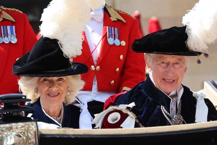 König Charles III. und Königin Camilla am diesjährigen 