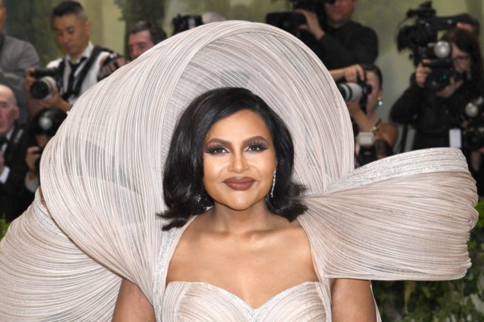 Mindy Kaling ist seit Februar dreifache Mama. / Source: IMAGO/ZUMA Wire