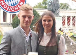 Joshua und Lina Kimmich: Es war keine Liebe auf den ersten Blick Joshua und Lina Kimmich (hier beim Oktoberfest in München) sind seit 2022 verheiratet und vierfache Eltern. / Source: IMAGO/FC Bayern München