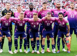 TV-Tipps am Sonntag Das EM-Spiel von Deutschland gegen die Schweiz wird ab 20:15 Uhr im Ersten übertragen. Anpfiff ist um 21:00 Uhr. / Source: imago images/Beautiful Sports