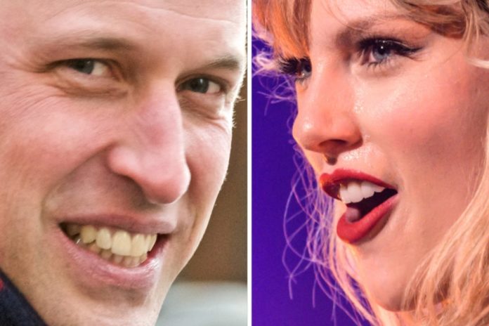 Prinz William soll das erste London-Konzert von Taylor Swifts Eras-Tour besucht haben. / Source: Liv Oeian/Shutterstock / Brian Friedman/Shutterstock