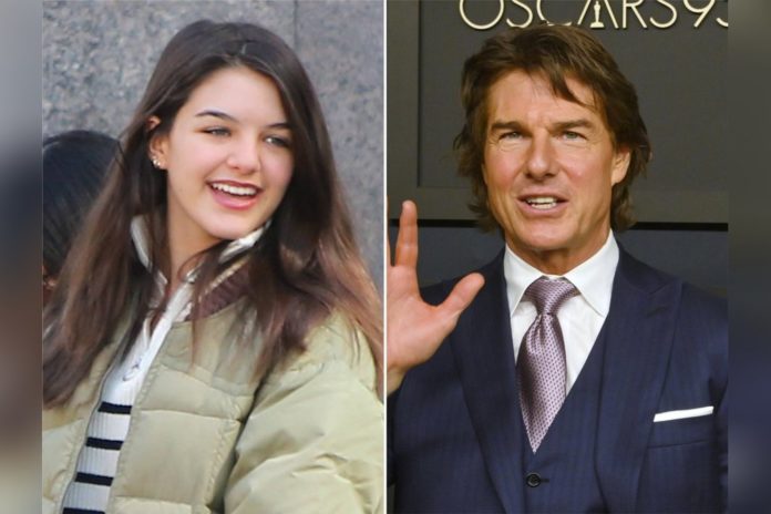 Deutliches Zeichen: Suri distanziert sich von Vater Tom Cruise. / Source: imago/UPI Photo / imago images/ABACAPRESS