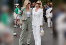 Prinzessin Dianas Nichten machen Wimbledon zur Fashion Week Lady Eliza und Lady Amelia Spencer in Wimbledon. / Source: imago/i Images