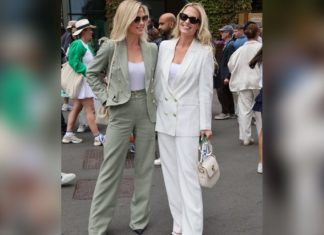 Prinzessin Dianas Nichten machen Wimbledon zur Fashion Week Lady Eliza und Lady Amelia Spencer in Wimbledon. / Source: imago/i Images