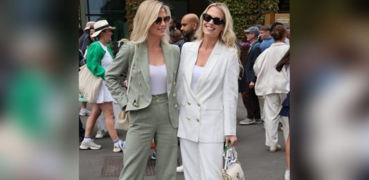 Prinzessin Dianas Nichten machen Wimbledon zur Fashion Week Lady Eliza und Lady Amelia Spencer in Wimbledon. / Source: imago/i Images