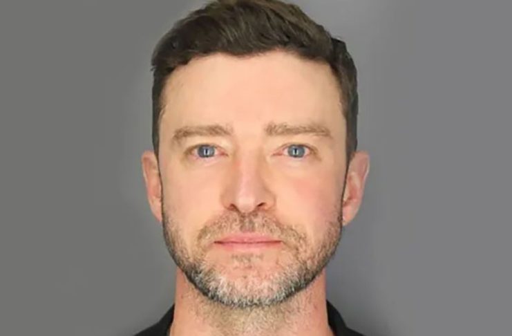 Aus Justin Timberlakes Mugshot wurde farbenfrohe Kunst in limitierter Auflage. / Source: Sag Harbor Police Department via Getty Images